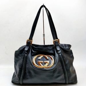 Gucci leather shoulder bag